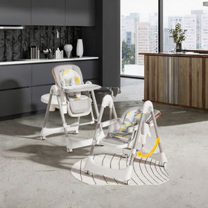 Kursi Makan Bayi Konvertibel Terlaris dengan Bantal yang Dapat Dilepas, Alas Anti-Selip, Desain Kayu Modern, Mudah Dibersihkan untuk Rumah dan Tempat Penitipan Anak. - Product Image 3