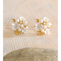 Boucles d'oreilles ovales XY 9021 populaires en acier inoxydable plaqué or PVD, texture brossée, pour usage quotidien, vente en gros