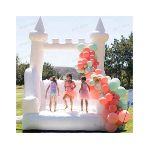 Tobogán de agua Pastel con alquiler de fiesta en la piscina tobogán seco inflable con Ocean Ball <span class=keywords><strong>Pit</strong></span> tobogán inflable de cuatro carriles para niños - Product Image 6
