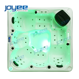 JOYEE diseño clásico 3 4 5 persona Spa bañera <span class=keywords><strong>Jacuzzi</strong></span> función bañera caliente reunión familiar en el jardín otoño primavera - Product Image 1