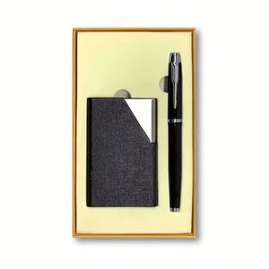 2025 New Unique Classical <b>Small</b> Business Card Holder Stylus Pen Set Luxury Promotional <b>Gift</b> Ideas for Souvenir for Business - Product Image 1