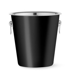 Enfriador de Champán Negro de 3.3L, Equipo de Refrigeración Comercial para Bares y Cocinas, Diámetro 220mm x Altura 190mm - Product Image 1