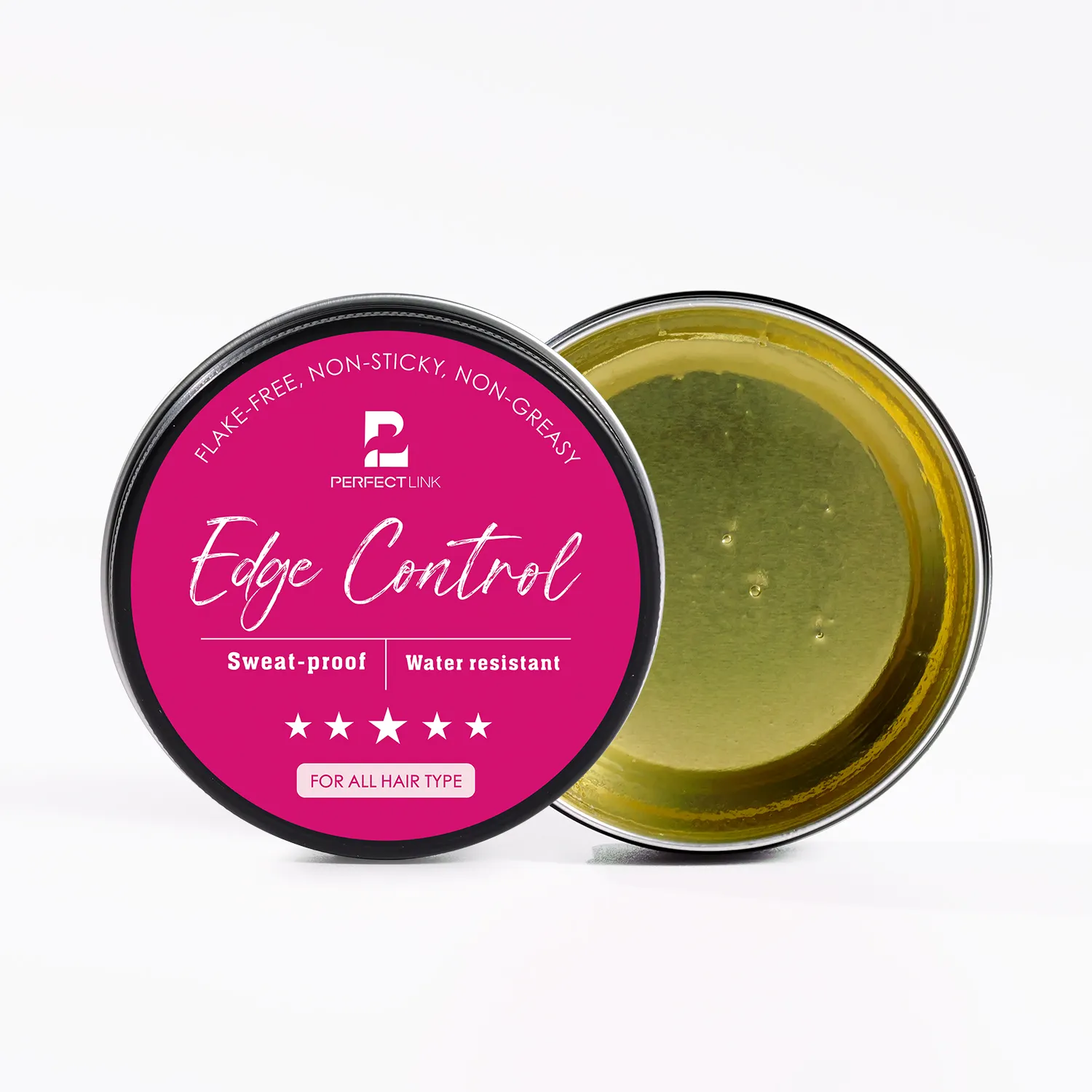 Venta al por mayor de gel para trenza con pomada de fijación fuerte personalizada con control de bordes proveedor de etiqueta privada gel de fijación extra