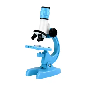 Детский пластиковый микроскоп для обучения, детский 3 вида цветов