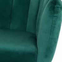 Fauteuil de salon en velours au design tout nouveau, élégant et rembourré