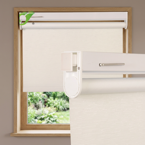 Custom Easy Fit Horizontal Fabric Plain Roller <b>Shade</b> Mount No Drill Cordless Roller Blind Blackout Day Night <b>Window</b> - Product Image 3