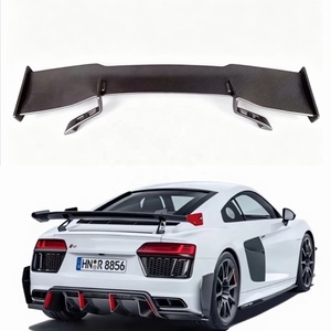 Ailerons arrière pour <span class=keywords><strong>Audi</strong></span> R8 TT A4 A6 A7 A8, grande aile GT, vente directe d'usine, fibre de carbone de haute qualité - Product Image 1