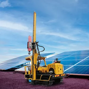 Multi-Function High Efficiency Hydraulic Photovoltaic Solar Pile Drivers With Hammer Pile And Screw Pile