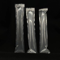 Emballage transparent personnalisé pour sucettes glacées, emballages en polyéthylène transparent pour glaces, sacs en plastique pour glaces