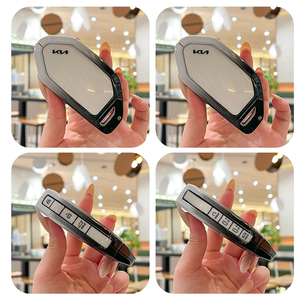 Funda de Silicona y Aleación de Zinc para Llaves de Coche <span class=keywords><strong>KIA</strong></span> NEW KN EV5 Sportage R EV9 <span class=keywords><strong>GT</strong></span>-<span class=keywords><strong>Line</strong></span> Carnival, con Anillo para Llaves - Product Image 2