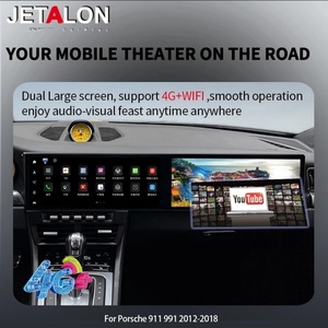 เครื่องเล่นวิดีโอมัลติมีเดียจอคู่ขนาด 12.3 นิ้ว สำหรับรถยนต์ 911 (991) ปี 2012-2018 ระบบ Android 15 วิทยุติดรถยนต์พร้อมระบบนำทาง GPS 4G CarPlay ช่องเสียบ USB 1 - Product Image 3