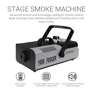 CH 1000W Low Lying Smoke Machine Nimbus Wedding Dry Ice Fog Machine para boda Stage Party Disco Effect Equipment