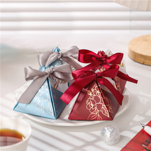 CSMD Fabricants chinois de boîtes à bonbons en gros, emballages vides pour desserts, cadeaux de mariage, boîtes à biscuits, chocolats, boîtes pyramides fantaisie pour mariage - Product Image 5