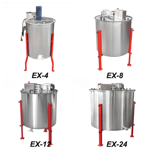 Estrattore di Miele Elettrico Professionale in Acciaio Inox <span class=keywords><strong>a</strong></span> 12 Telai per la Raccolta Quotidiana del Miele - Product Image 4