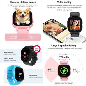 LT60 4G Réseau GPS WIFI LBS Tracker Étanche Ip67 SmartWatch SOS Appel Vidéo Bébé <span class=keywords><strong>Enfant</strong></span> Enfants <span class=keywords><strong>Montre</strong></span> Connecte Smart Watch - Product Image 4