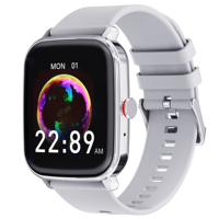 Reloj Inteligente con Pantalla Táctil TFT de 1.83 Pulgadas con Recordatorio de Llamadas, Correa de Silicona, Resistente al Agua IP68, Certificado CE ROHS, Monitor de Salud Unisex