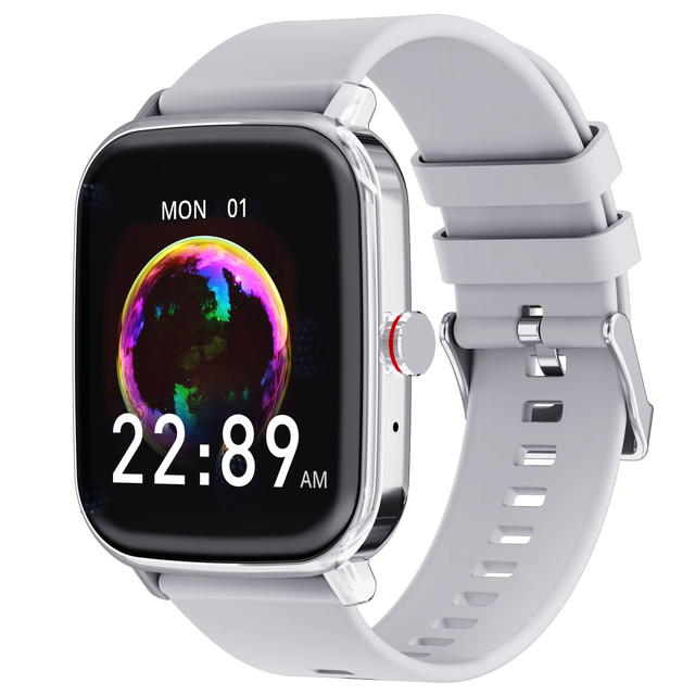 1.83 Inch TFT Touch Screen Smart Watch with Call Reminder Silicone Band IP68 Waterproof CE ROHS Certified Unisex Health Tracker