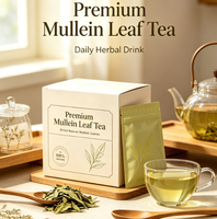 Thé de feuilles de molène de qualité supérieure OEM/ODM - Feuilles naturelles séchées pour boisson quotidienne, favorise la digestion, suppléments à base de plantes, approvisionnement en gros
