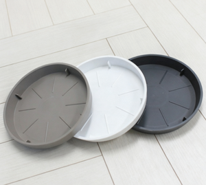 Support de pot de fleurs Plafarm n° 3 JWPL0046 Marron Grand plateau en plastique pour plantes Jardin Balcon Intérieur Extérieur Soucoupe de drainage Service OEM - Product Image 1