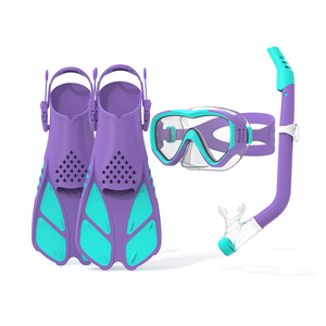 Juego de 3 Piezas de Equipo de Snorkel, Máscara de <span class=keywords><strong>Buceo</strong></span> Ajustable, Aletas de Natación y Tubo de Respiración para Adultos - Product Image 5