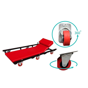 Appui-tête rembourré réglable de 40 pouces, chariot mécanique de voiture de Garage roulant avec 6 roues de 2 à 1/2 pouces roulettes d'une capacité de 150 kg - Product Image 5