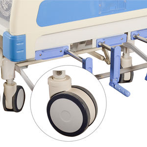 Lit d'hôpital manuel à 3 manivelle ABS, équipement médical de qualité à prix avantageux - Product Image 6