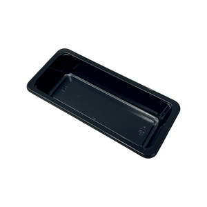 Barquettes CPET de petite taille pour avions Emirates, blanches et noires, pour emballages de <span class=keywords><strong>repas</strong></span> prêts à consommer, contenants alimentaires en plastique CPET pour les <span class=keywords><strong>repas</strong></span> en vol - Product Image 3