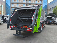 Camion compacteur de déchets Dongfeng 12CBM 6x4 Diesel, entretien facile, pièces détachées disponibles pour la collecte des déchets en Amérique du Sud