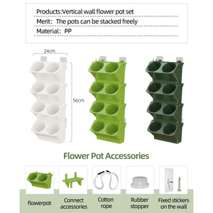 Macetas Colgantes Verticales para Jardín, Marca Forest Box, Patentadas, Nuevas, de PP, con Sistema de Riego Doméstico - Product Image 3