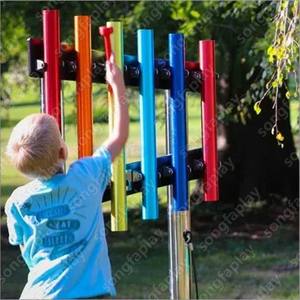 Instruments de <span class=keywords><strong>musique</strong></span> de percussion en métal pour l'extérieur, ensemble <span class=keywords><strong>Trio</strong></span> Arc-en-ciel, instruments de <span class=keywords><strong>musique</strong></span> pour aire de jeux, équipements de parc d'attractions musicales - Product Image 6