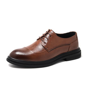 Chaussures habillées d'hiver pour hommes, respirantes, en cuir et maille, souples, décontractées, pour les fêtes, les mariages, les affaires, tendance, légères, imperméables - Product Image 6