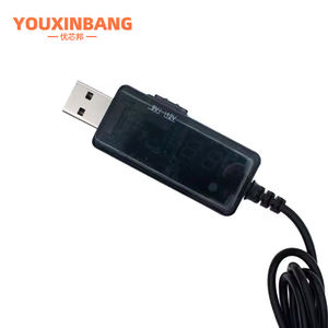 Convertisseur de suralimentation USB <span class=keywords><strong>DC</strong></span> 5V à 9V 12V Câble convertisseur élévateur USB + connecteur 3.5x1.35mm pour alimentation/<span class=keywords><strong>chargeur</strong></span> - Product Image 3