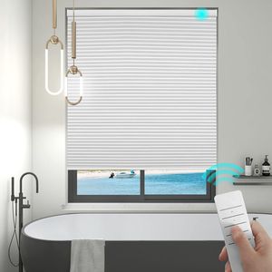 Fenêtre de toit motorisée électrique intelligente automatique sur mesure avec stores alvéolaires isolants thermiquement Velux - Product Image 3