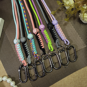 Kreative kurze 46cm gewebte hängende Seil Handy <span class=keywords><strong>Lanyard</strong></span> Telefon Fall Schlüssel ring Hals riemen Mobile Kette Produkt kategorie - Product Image 5