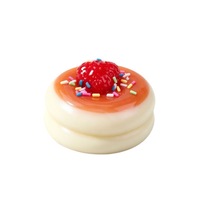 Jouets Squishy de Collection Thème Alimentaire - Jouets Anti-Stress en Forme de Pâtisserie, Pain et Gâteau - Emballage en PVC Plastique - Pour Tous les Âges
