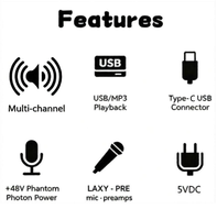Interfaccia Audio USB 2IN/2OUT con Alimentazione Phantom 48V CREATOR 24