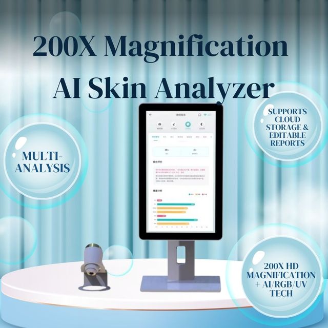 2026 Best Selling Professional 3D AI Face Skin Analyzer with WiFi Desktop & Cloud Storage