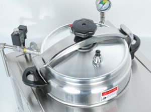 مقلاة ضغط كهربائية للطاولة بسعة 16 لتر من الفولاذ المقاوم للصدأ مع تحكم بالكمبيوتر الدقيق وصمام تصريف الزيت لطهي الدجاج المقلي على طريقة كنتاكي - Product Image 2