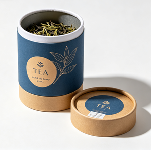 Eco Friendly Powder Container Tea Paper Can Packaging Coffee Bean Paper Cylinder Round Tube - Product Image 2
