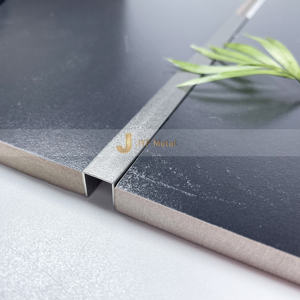 Matt Black Stainless Steel U Shaped <b>Tile</b> Edge Trim-Durable & Waterproof Easy Installation 5-Year Warranty for Apartment Use - Product Image 4