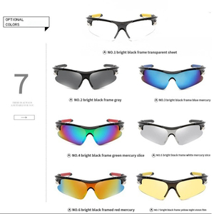 Lunettes de cyclisme pour hommes et femmes, lunettes de soleil de sport, verres de protection pour le vélo, lunettes de vélo, lunettes anti-vent, lunettes de protection - Product Image 3