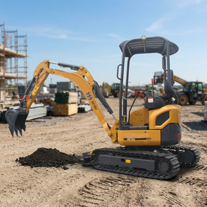 Excavadora Compacta de Orugas Hidráulica Mini XE15U de 1.5 Toneladas con Giro de Cola Cero Real y Tren de Rodaje Retráctil, Directo de Fábrica - Product Image 1