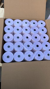 Sıcak satış 3ply beyaz/sarı/rad karbonsuz NCR kağıt rulo 76*76mm 76*70mm fabrikadan doğrudan - Product Image 3