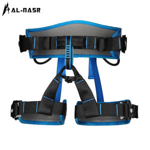 Arnés de medio cuerpo Al-Nasr con anillo en D de acero y soporte de cintura ajustable para escalada y protección contra caídas - Product Image 1