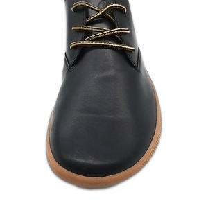 Logo doganale flessibile Zero goccia vegana in pelle da <span class=keywords><strong>uomo</strong></span> con punta larga da <span class=keywords><strong>uomo</strong></span> a piedi nudi minimalismo <span class=keywords><strong>scarpe</strong></span> da ufficio allacciate - Product Image 4