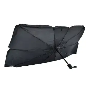 Parasol plegable para parabrisas de coche Sedan SUV, parasol automotriz para parabrisas de coche, fácil de almacenar