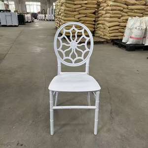 Silla Chiavari Blanca para Eventos, Silla <span class=keywords><strong>Tiffany</strong></span> de Resina Blanca para Exteriores, Tipos de Muebles para Hoteles, Silla de Boda al por Mayor con Cojines - Product Image 4