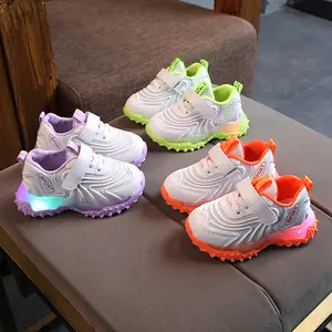 Toptan sıcak satış spor ayakkabılar çocuk Sneakers için moda nefes çocuk rahat yürüyüş sneakers hafif nefes ayakkabı