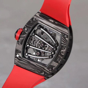 59-01 Men's Tourbillon Mechanical <b>Watch</b>, Carbon Fiber <b>Skeleton</b> Design, <b>Automatic</b> Mechanical Sports <b>Watch</b> - Product Image 4