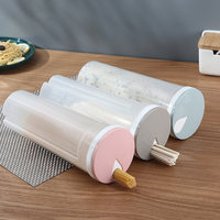 Ensemble de contenants de stockage alimentaire en PP pour la cuisine, pour le stockage de spaghetti, de sucre, de sel, de nouilles, d'aliments secs - pour le rangement de la cuisine